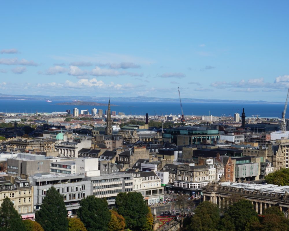 View over Edinburgh