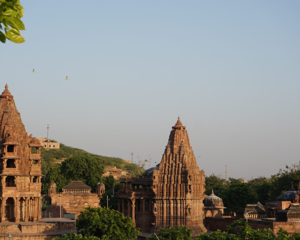 Sunset in mandore garden