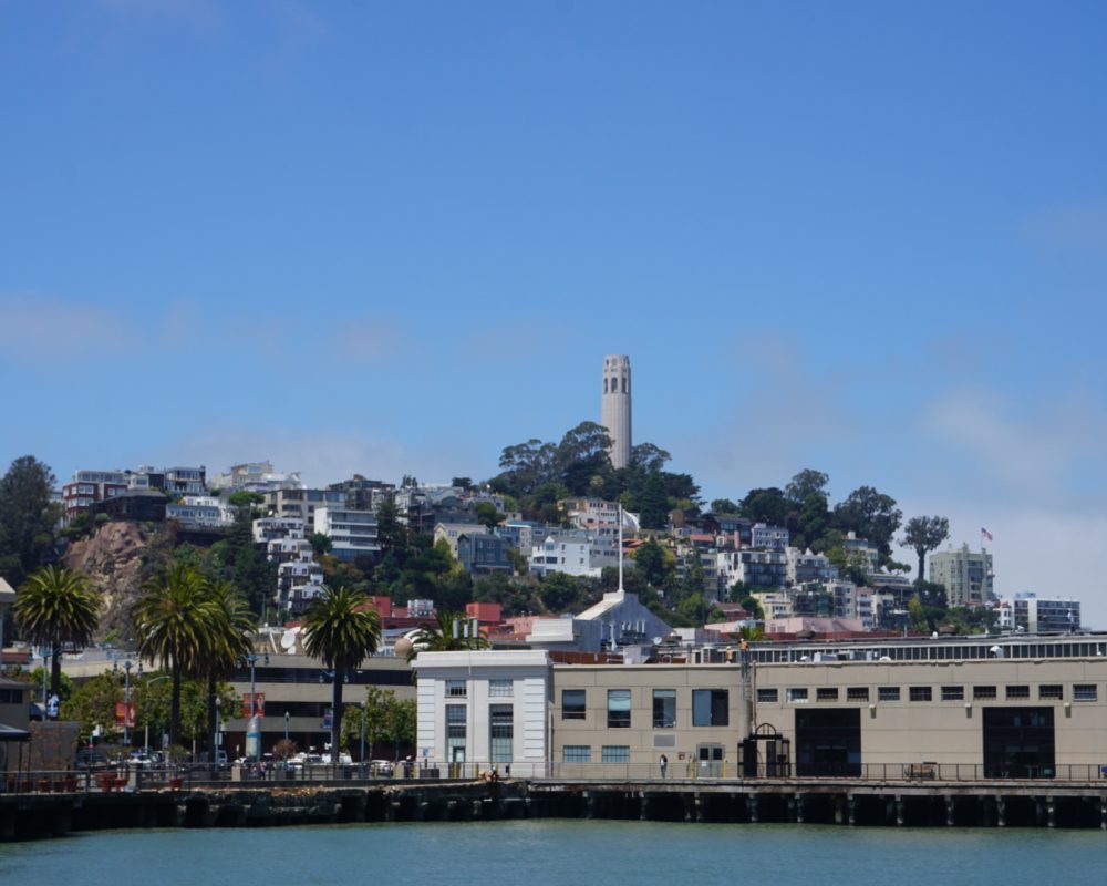 View of Embarcadero & Coit tower