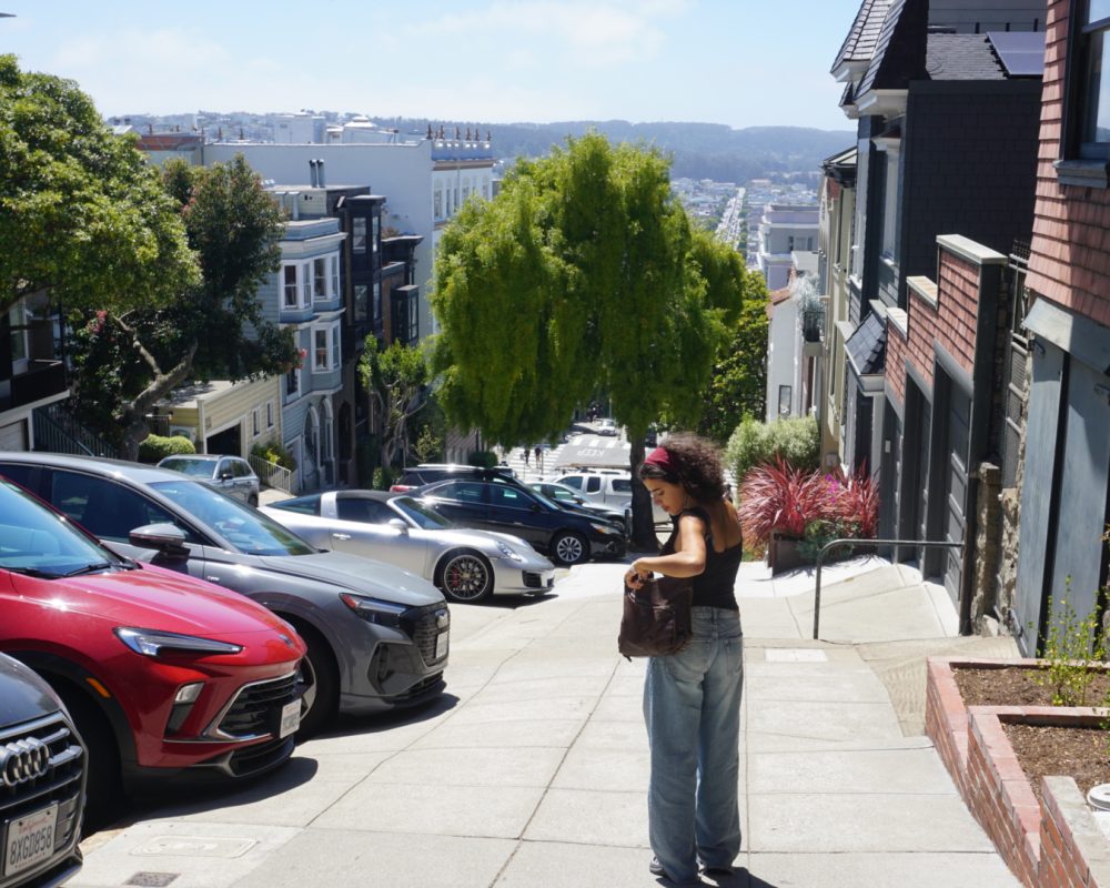 The steep streets of SF